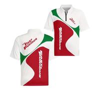 Polos 3D Cómodos para Hombre Manga Corta F.u.r.io.u.s F.l.y F.a.s.t Transpirables con Cuello Estilo Chándal Camiseta Gráfica Y Cremallera-BaiHongSe||s