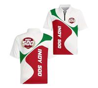 Polos 3D De Corte Ajustado para Hombre Camisetas Manga Corta In.di.an.Ap.OL.is 500 Ropa Gimnasio Cómoda Entrenamiento Suaves con Cuello Y Media-BaiHongSe||3X_l