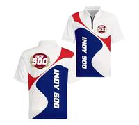 Polos 3D De Corte Ajustado para Hombre Camisetas Manga Corta In.di.an.Ap.OL.is 500 Ropa Gimnasio Cómoda Entrenamiento Suaves con Cuello Y Media-BaiLanSe||3X_l