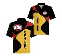 Polos 3D De Corte Ajustado para Hombre Camisetas Manga Corta In.di.an.Ap.OL.is 500 Ropa Gimnasio Cómoda Entrenamiento Suaves con Cuello Y Media-HeiHuangSe||m