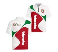 Polos 3D De Entrenamiento Hombre para B.i.m.o.t.a Camiseta Secado Rápido con Cremallera Ropa Interior Cómoda Golf Manga Corta Cuello Color Combinado-BaiHongSe||x_s