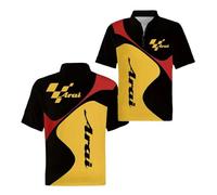 Polos 3D Hombre con Costuras para A.R.A.I Estampados Manga Corta Golf Secado Rápido Ropa Interior Deportivas Camisetas Cuello-HeiHuangSe||m