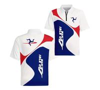 Polos 3D Hombre Corte Ajustado Manga Corta para I.s.l.e of M.a.n T..T Colores Contrastantes Media Suave Camisetas con Cuello Cómodas Ropa Interior-BaiLanSe||l