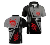 Polos 3D Hombre De Manga Corta para F.u.ll.me.t.al Al.ch.e.mi.st Golf tee Top Clothes Graphic Sportswear Camisetas Cómodas Collision Color Half Sleeve-HuiSe||m