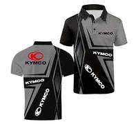 Polos 3D Hombre Ropa Deportiva Transpirable para Tenis K.Y.M.C.O Camiseta De Manga Corta con Estampado Gráfico Botones Cuello Clásico-HuiSe||s