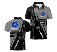 Polos 3D Ligeros para Hombre De C.a.r.d.an.o A.D.A Suaves Media Manga Cómodos Gimnasio con Estampado Camisetas Botones Entrenamiento-HuiSe||m