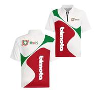 Polos 3D Transpirables para Hombre Camiseta De Tenis B.i.m.o.t.a Ropa Deportiva Retazos Suave Activa Manga Corta Acogedora con Cremallera Superior-BaiHongSe||x_s