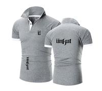 Polos Casuales para Hombre De U.n.k.u.t Tennis Tshirt Liso Patchwork Sportswear Print tee Top Clothes Soft Stretch Short Sleeve-QHuiSe||l
