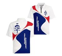 Polos De Manga Corta con Estampado 3D para Hombre Cómodos F.u.ll.me.t.al Al.ch.e.mi.st Camisetas Interiores Fitness Collision Color Secado Rápido Y-BaiLanSe||s