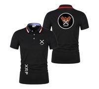 Polos De Manga Corta para Hombre Ri.PP.le X.RP con Cuello Ropa Calle Corte Entallado Estampados Suaves Lisos Y Botones-HeiS||x_l