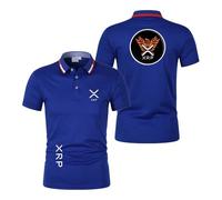 Polos De Manga Corta para Hombre Ri.PP.le X.RP con Cuello Ropa Calle Corte Entallado Estampados Suaves Lisos Y Botones-LanS||XX_l