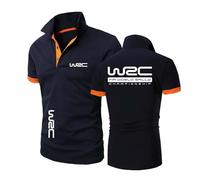 Polos Deportivos Estampados para Hombre Camisetas Deportivas para El W.R.C Camisetas Casuales De Manga Corta con Cuello Camisetas Suaves Camisetas -SLanS+ChengS||m
