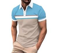 Polos Hombre Slim Fit Polos Hombre Algodón Ropa Informal Verano Cómoda Transpirable Manga Corta Estampada Ideal Uso Diario Actividades Aire Libre Camisetas Top Deportes Verano