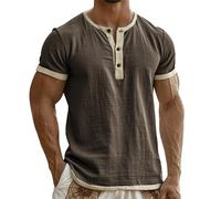 Polos Masculino Blanco Polos Masculino Manga Corta Camisetas Informales De Manga Corta con Cuello Redondo Y Lavado Suave para Mayor Comodidad Diaria Camiseta Camisa Vida Diaria Verano