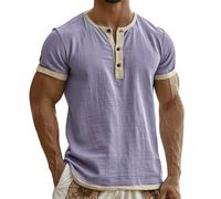 Polos Masculino Blanco Polos Masculino Manga Corta Camisetas Informales De Manga Corta con Cuello Redondo Y Lavado Suave para Mayor Comodidad Diaria Camiseta Camisa Vida Diaria Verano