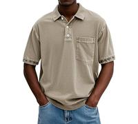 Polos para Hombre Cuello Mao Deportivo Club Ropa Camisas No Plancha Deportiva Trabajo Lisas Rebajas Hoy Oferta Flash Polo Talla Grande Verde Manga Corta L Camiseta Hombre Talla Grande Verde L