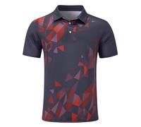 Polos para hombre, de ajuste holgado, manga corta, personalizable, divertida, con cuello de botón, camiseta de moda, polos de golf, casual, camisas de trabajo, camisa deportiva para hombre, P, 3XL