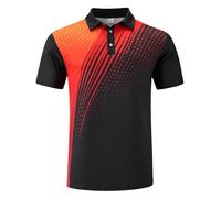 Polos para hombre, de ajuste holgado, manga corta, personalizable, divertida, con cuello de botón, camiseta de moda, polos de golf, casual, camisas de trabajo, camisa deportiva para hombre, O, 3XL