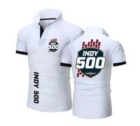 Polos para Hombre Ropa Interior Activa In.di.an.Ap.OL.is 500 Camiseta De Patchwork Superior con Cuello Estampado Lisa Media Manga Cómoda-BaiSe||m