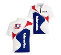 Polos Tenis 3D para Hombre De B.i.m.o.t.a Camisetas Deportivas Suaves Colores Contrastantes Ropa Interior Cuello Corta Manga Ligera-BaiLanSe||s