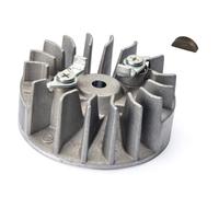 Polrad - Volante de inercia y cuña compatible con Partner 351 370 390 420/530 03 92-09 530 03 91-87