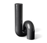 POLSPOTTEN Jarrón Yourtube 37 cm Negro