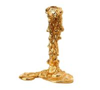 POLSPOTTEN Portavelas Drip L 25 cm Dorado
