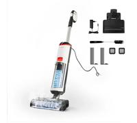 Polti Aspiradora mopa a vapor RollySteam WD10, 7000 Pa, 0.6 L, Negro/Blanco POL8007411013973