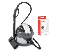 Polti Vaporetto Eco Pro 3.0 con 20 Ampollas Kalstop Antical, Limpiador a Vapor con Caldera y Tapón de Seguridad, 2000 W, Depósito 2 L, 9 Accesorios, Fabricado en Italia, Gris