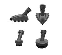 Polti Vaporetto PAEU0399 Kit de 4 Cepillos Pequeños con Cerdas de Nylon para la Limpieza de Azulejos, Cocinas, Juntas y Sanitarios