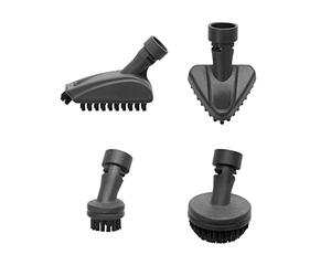 Polti Vaporetto PAEU0399 Kit de 4 Cepillos Pequeños con Cerdas de Nylon para la Limpieza de Azulejos, Cocinas, Juntas y Sanitarios