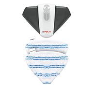 Polti Vaporetto PAEU0400 Cepillo Triangular con 2 Paños de Microfibra, para Limpiar Superficies Planas