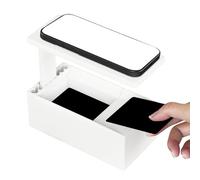 Poludatly Escáner de Tarjetas, escaneo fácil de Tarjetas, escáner de Tarjetas TCG con Soporte para teléfono, Soporte para escaneo para Tarjetas de Intercambio de tamaño estándar, escanea