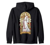 Poludnica Eslavo Pagano Folk Mito Cosecha Espíritu Arte Sudadera con Capucha