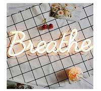 Polvane Letrero de neón Para letrero de neón Letrero hermoso para lámpara noche con luz regulable(Neon-2)