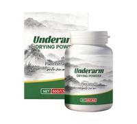 Polvo antitranspirante para axilas, 50 g, refrescante extraído de plantas, polvo corporal antitranspirante para axilas, para viajes, conferencias, citas, marido, novio, padre, esposa, madre, amigos