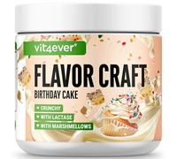 Polvo aromatizante Pastel de cumpleaños con un extra de trozos - 250 g - Sabor y dulzor deliciosos - Uso versátil para alimentos y bebidas - Polvo aromatizante - FLAVOR CRAFT