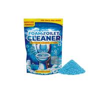 Polvo Autoactivable para Baño,Limpiador de Inodoro de Espuma Eficiente,Limpieza Profunda y Desodorante,para Inodoro Limpio y Brillante,100G