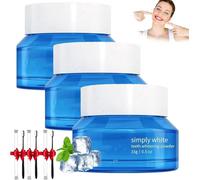 Polvo blanqueador de dientes, polvo blanqueador de dientes Shimmer Deluxe, polvo blanqueador de dientes, eliminación instantánea de manchas, sin sensibilidad, pasta de dientes en polvo blanqueadora