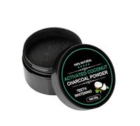 Polvo Blanqueador Dental con Carbón Activado, Eliminación Profunda de Sarro, Aliento Fresco | Fórmula de Carbón de Coco Recomendada por Dentistas, Apto para Fumadores y Amantes del Café (30 g)