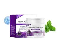 Polvo Blanqueador Dental Morado, Reduce Las Manchas en la Superficie de Los Dientes, Realza El Encanto de Una Sonrisa Más Blanca, Proporciona Frescura Duradera(3pcs)