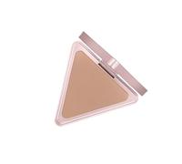 Polvo bronceador triangular para un contorno preciso de control de aceite, polvo de fijación, acabado mate natural para uso diario, acabado natural mineral