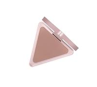 Polvo bronceador triangular para un contorno preciso de control de aceite, polvo de fijación, acabado mate natural para uso diario, acabado natural mineral