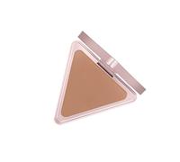 Polvo bronceador triangular para un contorno preciso de controles de aceite, ajuste de acabado mate natural para uso diario, bronceador triangular