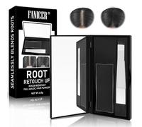 Polvo Capilar para Raíces,Polvos Retoca Raíces,Corrector de Raíces en Polvo,Retoca Canas y Aumenta Volumen Instantáneamente,Corrector de Cabello para Mujer y Hombre,6.5g (Negro)