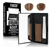 Polvo Capilar para Raíces,Polvos Retoca Raíces,Corrector de Raíces en Polvo,Retoca Canas y Aumenta Volumen Instantáneamente,Corrector de Cabello para Mujer y Hombre,6.5g (Marrón claro)