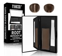 Polvo Capilar para Raíces,Polvos Retoca Raíces,Corrector de Raíces en Polvo,Retoca Canas y Aumenta Volumen Instantáneamente,Corrector de Cabello para Mujer y Hombre,6.5g (Marrón medio)