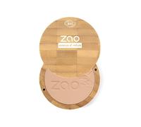Polvo Compacto Vegano Bio Make Up ZAO 9 g - Polvo de maquillaje natural vegano - opaco y matificante - Recargable - Nº 303 Beige Albaricoque