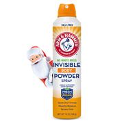 Polvo corporal invisible en aerosol Arm & Hammer, transparente, sin talco, para controlar el sudor y el olor corporal, para hombres y mujeres. Po