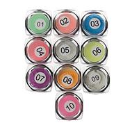 Polvo de 10 colores para hacer joyas, colorante de resina epoxi UV, pigmento de tinte de color para brillo de labios, decoración de uñas, regalo al por mayor, lotes a granel, piedras preciosas